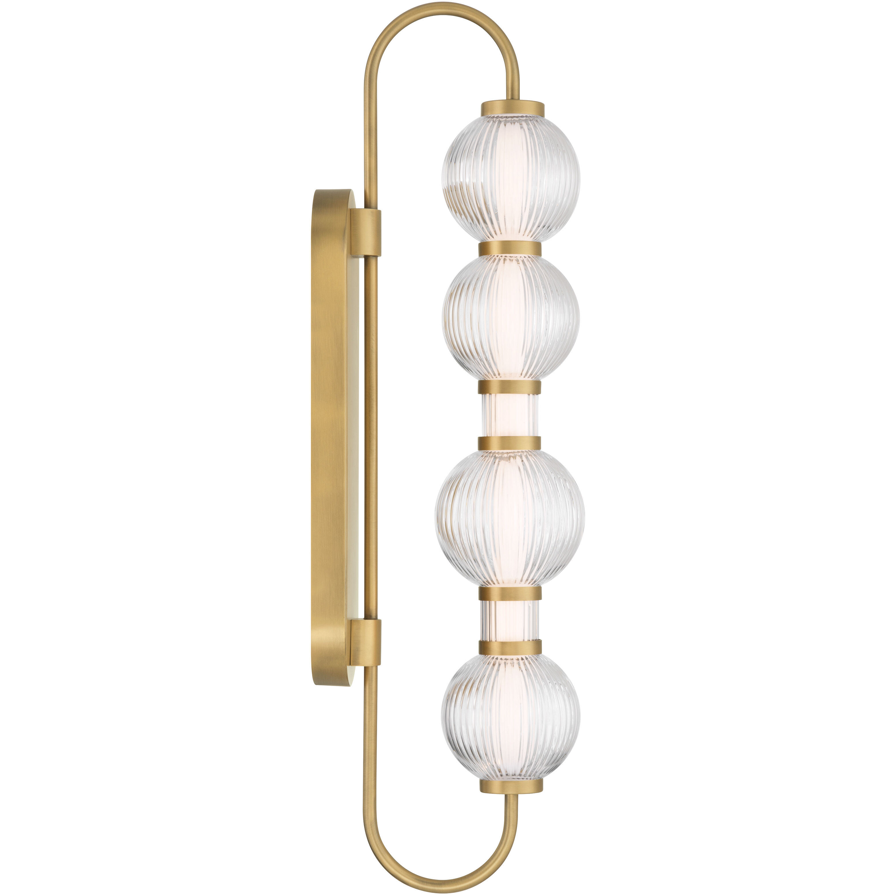 Cordel LED 5.25 inch Legacy Brass Wall Sconce Wall Light