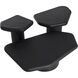 Detti 23.5 X 22 inch Matte Black Outdoor End Table