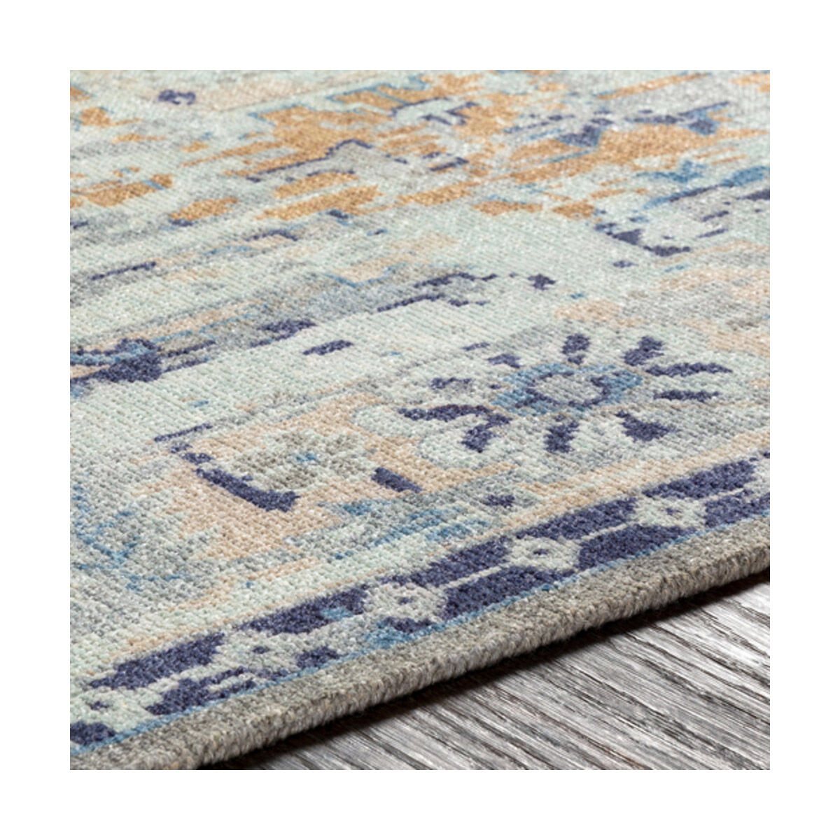 Cappadocia 66 X 42 inch Blue Rug in 4 X 6, Rectangle
