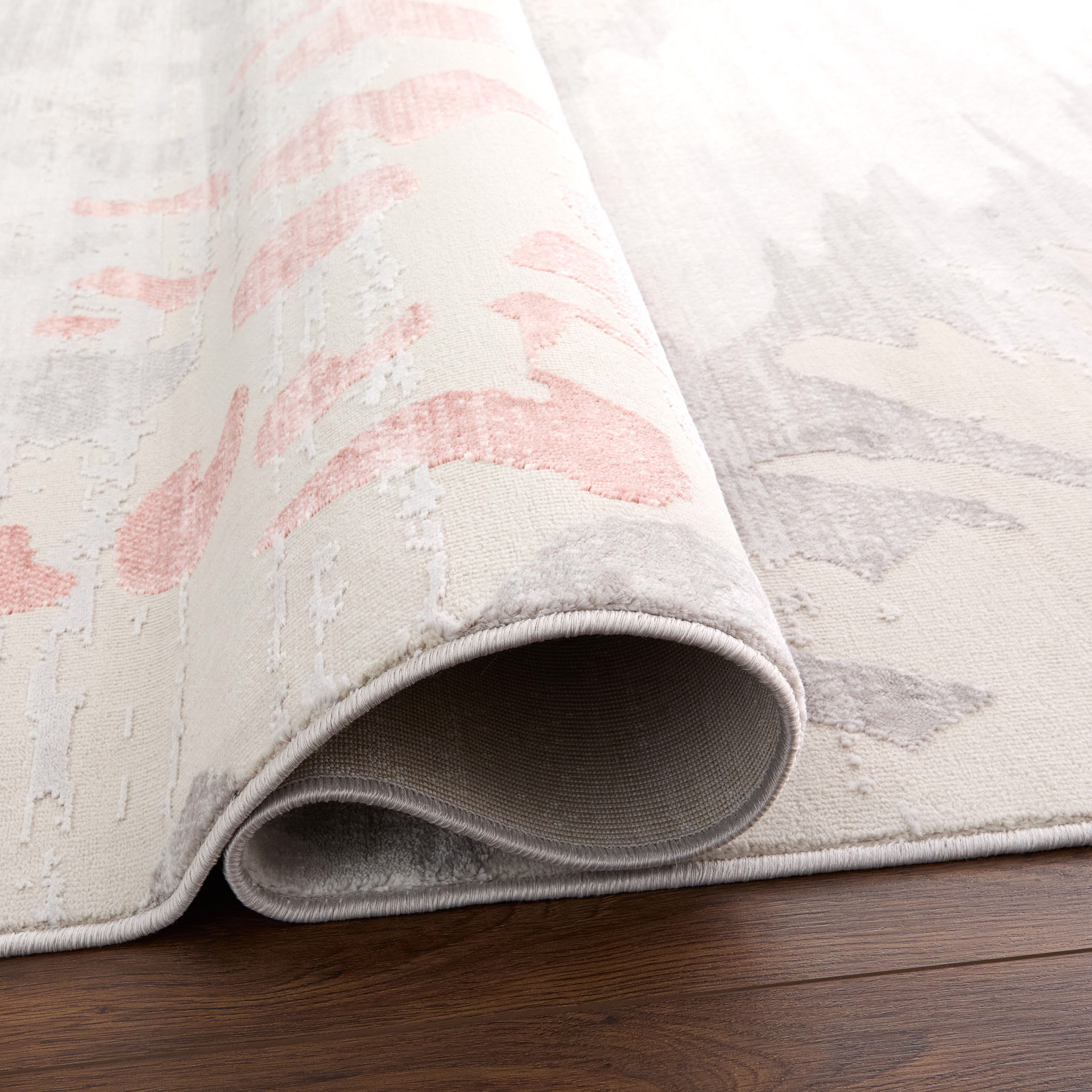 Betsi 114 X 79 inch Pink Rug in 6 x 9