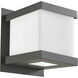 Step LED 4.92 inch Matte Black Wall Sconce Wall Light