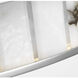 Chapman & Myers Iterna LED 40 inch Polished Nickel Ring Chandelier Ceiling Light in Alabaster
