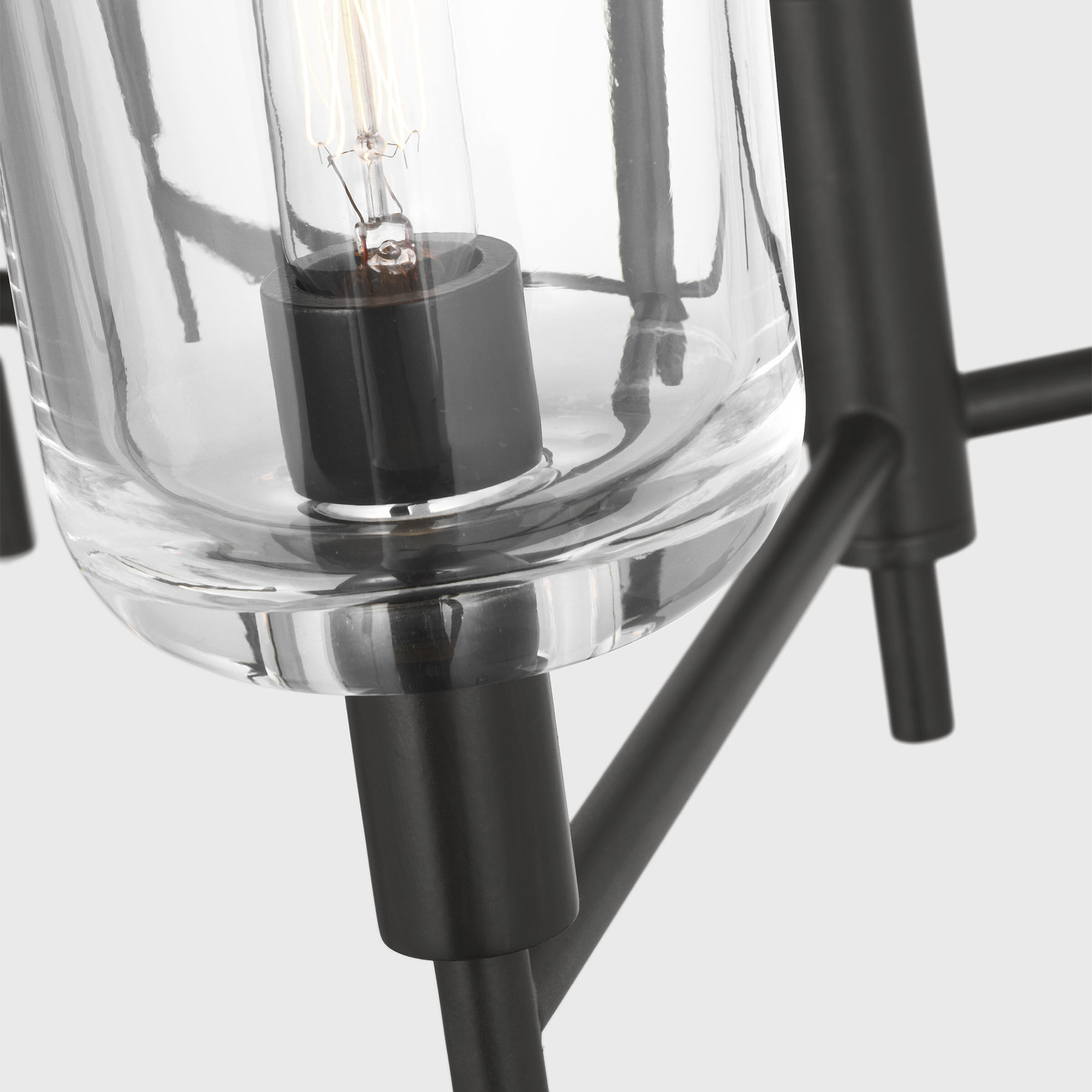 Thom Filicia Hartley 3 Light 24 inch Aged Iron Chandelier Ceiling Light