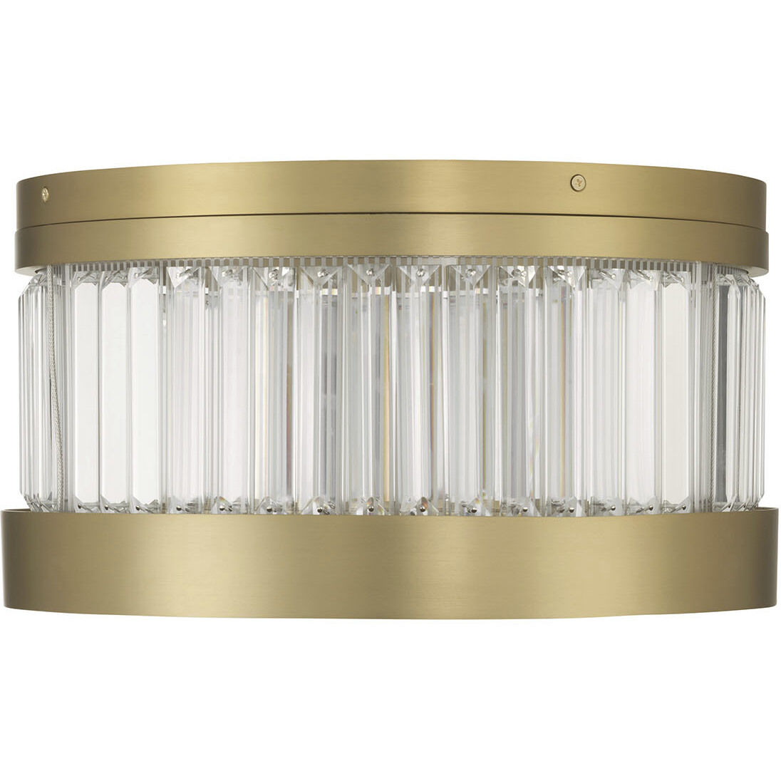 Empra LED 15.75 inch Gold Flush Mount Ceiling Light