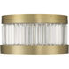 Empra LED 15.75 inch Gold Flush Mount Ceiling Light