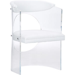 Wildwood Clear/White Chair