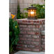 Santa Barbara VX 15 inch 40.00 watt Sienna Outdoor Deck Lantern
