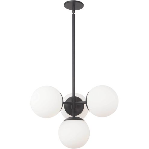 Dayana 4 Light 21 inch Matte Black Pendant Ceiling Light