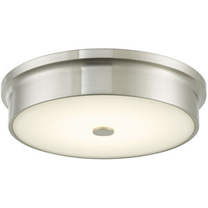 Spark LED 12 inch Brushed Nickel Flush Mount Ceiling Light