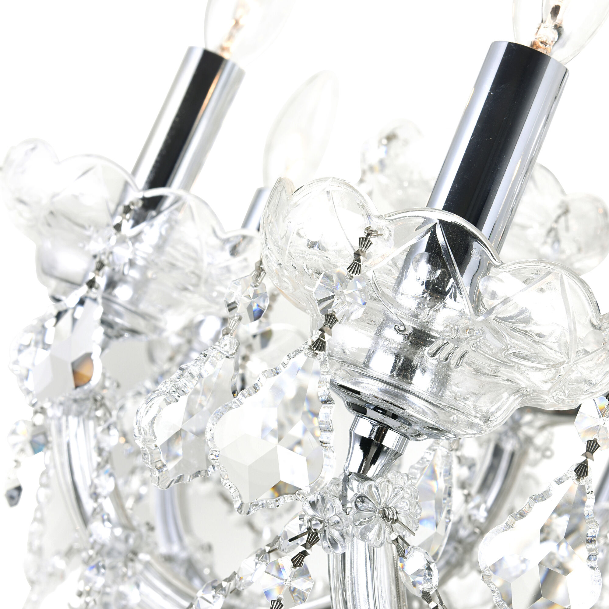 Maria Theresa 13 Light 30 inch Chrome Up Chandelier Ceiling Light