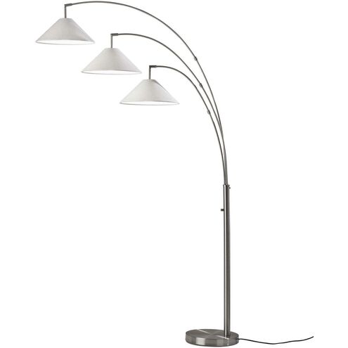 Adesso 4137-22 Braxton 86 inch 60.00 watt Brushed Steel Arc Floor Lamp  Portable Light