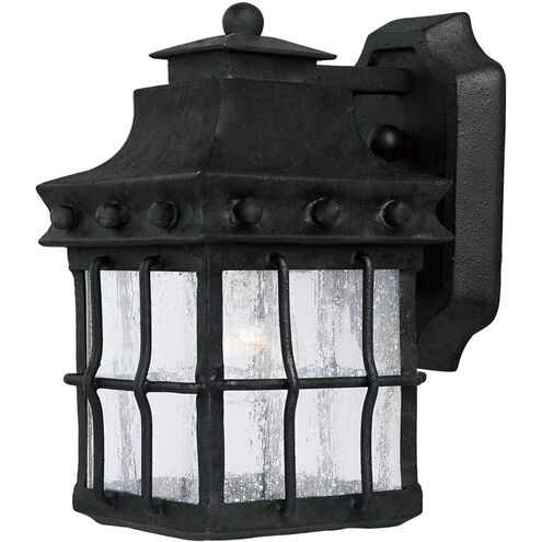 Nantucket 1 Light 13 inch Country Forge Outdoor Wall Mount