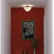 Burnett 2 Light 14 inch Matte Black Semi-Flush Mount Ceiling Light
