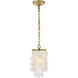 Selene 1 Light 6 inch Brass Pendant Ceiling Light