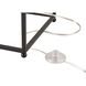 Gavia 60 inch 100 watt Antique Gold with Black Floor Lamp Portable Light