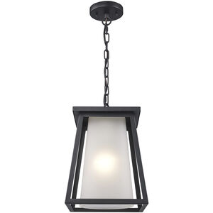 Kingsbury 1 Light 10 inch Black Outdoor Hanging Lantern