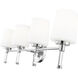 Henri 4 Light 32 inch Chrome Bathroom Vanity Wall Light
