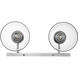 Remy Vanity Wall Light in Pewter