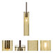 Juni 16 1 Light Bronze Stem Pendant Ceiling Light