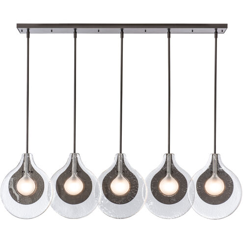 Art & Alchemy Veneto 5 Light 53.4 inch Natural Iron Linear Pendant Ceiling Light