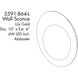Zill LED 10 inch Lily Gold Wall Sconce Wall Light
