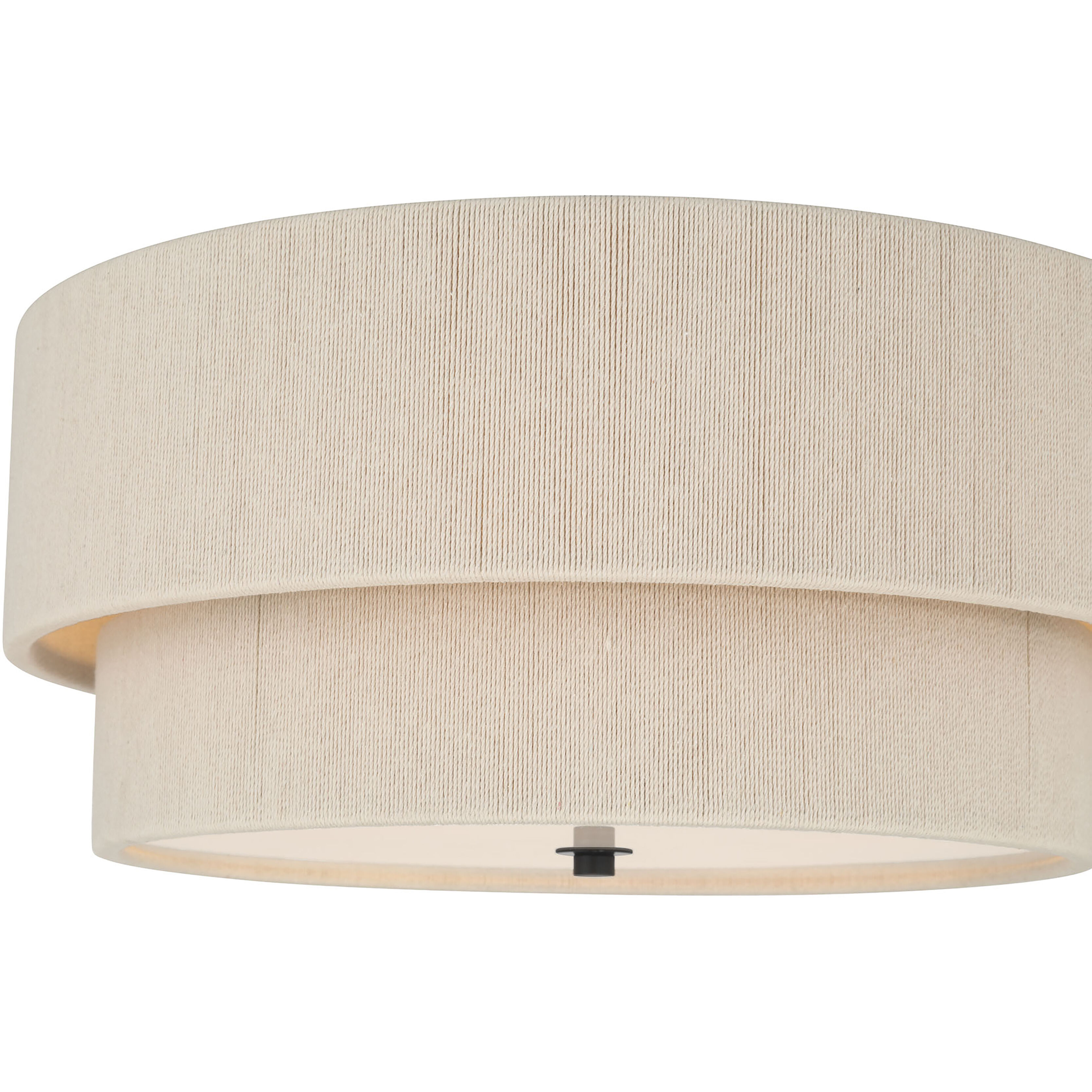 Helbert 4 Light 18 inch Matte Black Flush Mount Ceiling Light