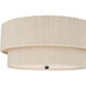 Helbert 4 Light 18 inch Matte Black Flush Mount Ceiling Light