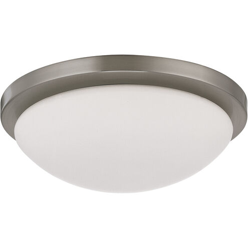 Button LED 11 inch Brushed Nickel Flush Mount Ceiling Light