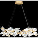 Foret 8 Light 34 inch Gold Pendant Ceiling Light