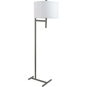 Ladon 58 inch 100.00 watt Grey Floor Lamp Portable Light