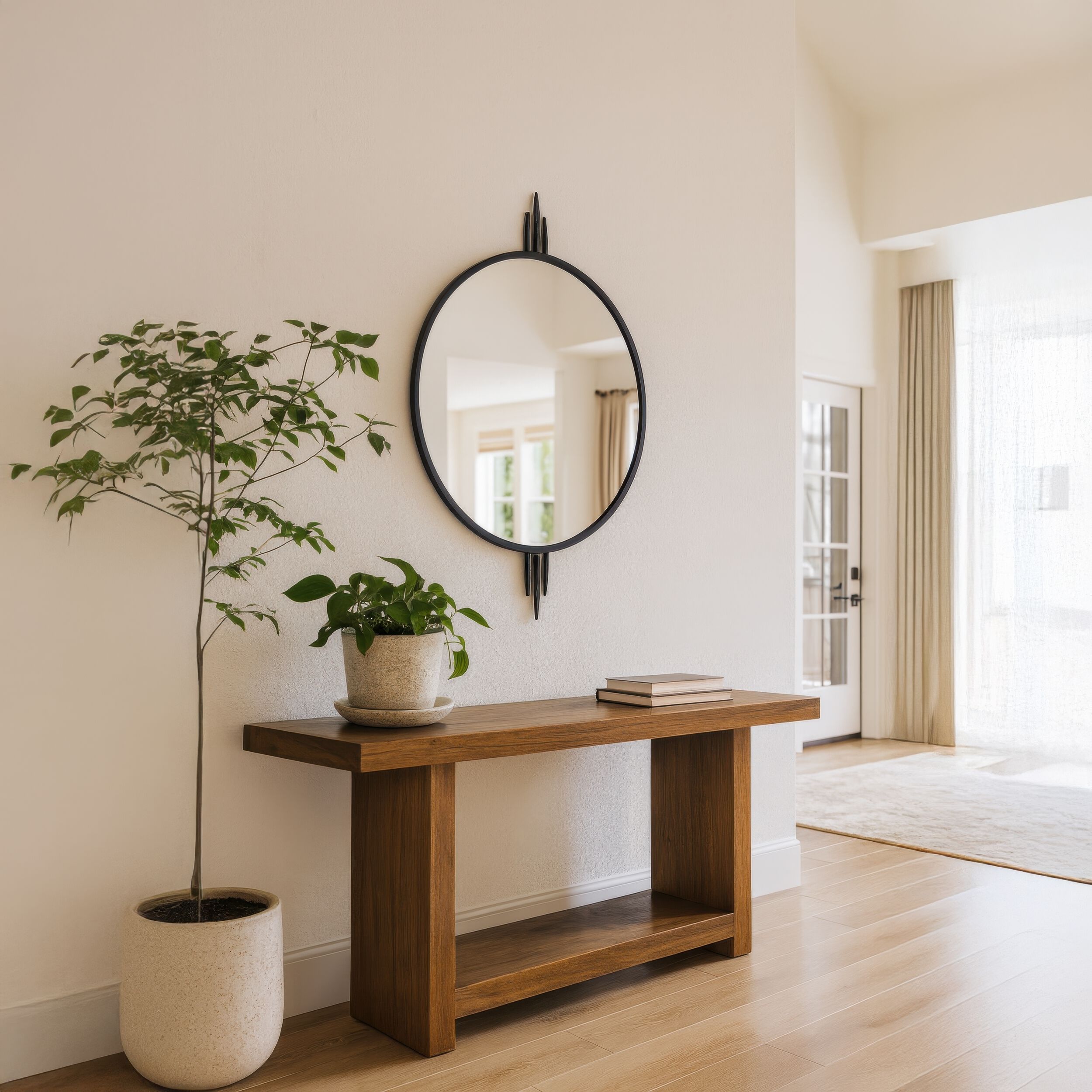 Propaganda 41 X 30 inch Black Wall Mirror