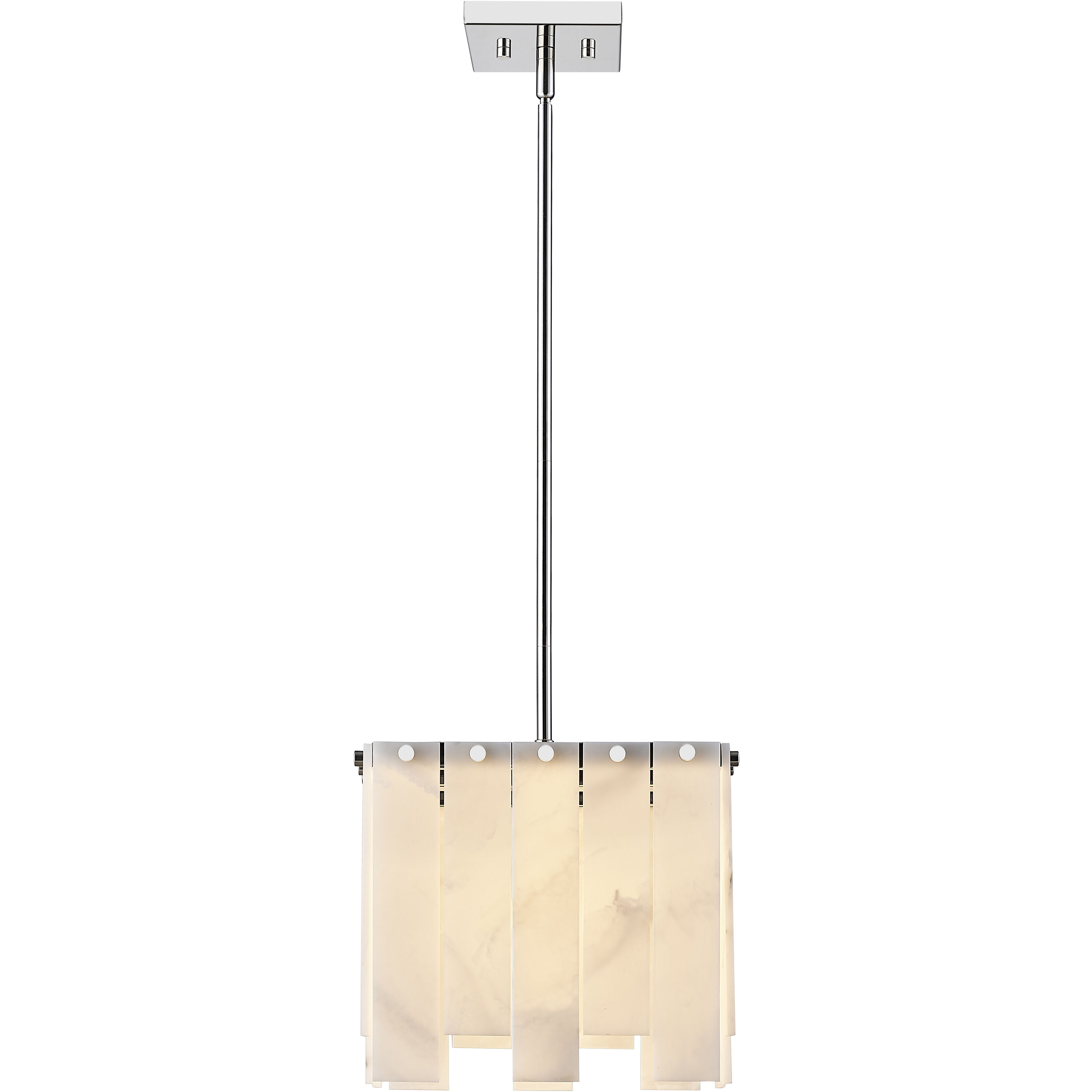 Viviana 1 Light 11.5 inch Polished Nickel Pendant Ceiling Light