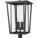 Seoul 4 Light 30.75 inch Black Outdoor Post Mount Fixture