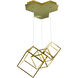 Canada LED 22 inch Gold Chandelier Ceiling Light