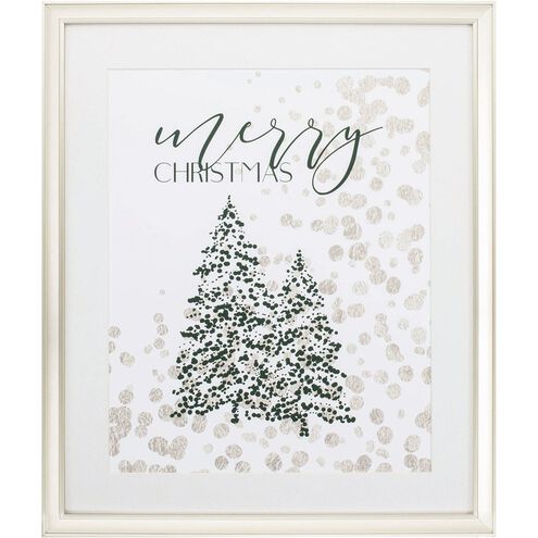 Christmas Collection Green Framed Art