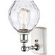 Ballston Small Waverly 1 Light 6 inch White and Polished Chrome Sconce Wall Light, Ballston