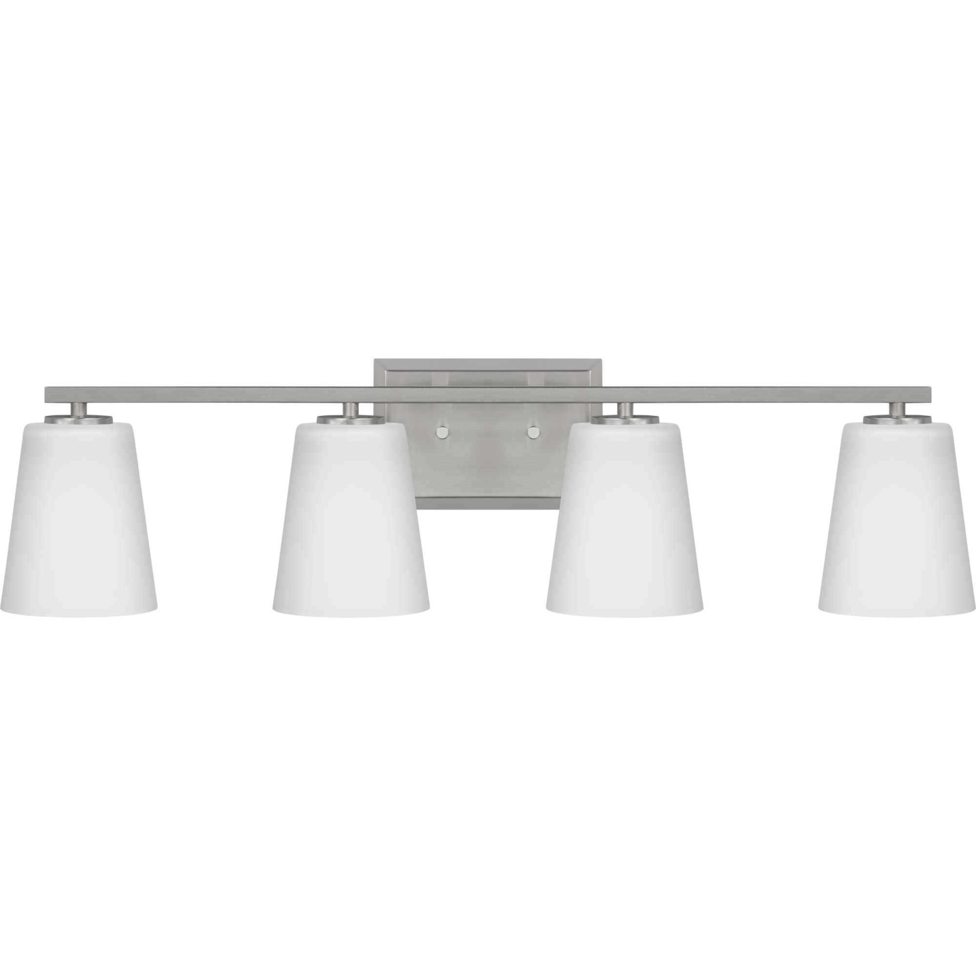 Vertex 4 Light 29 inch Brushed Nickel Bath Light Wall Light