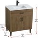Chandler 30 X 34 inch Walnut Brown Bathroom Vanity Cabinet