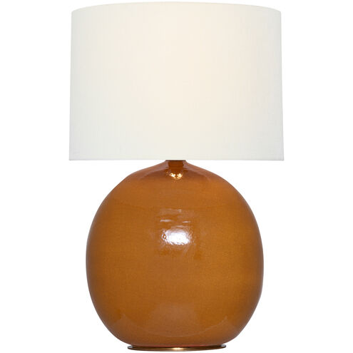 Thomas O'Brien Sao Paulo 29.25 inch 15.00 watt Crackled Sienna Table Lamp Portable Light