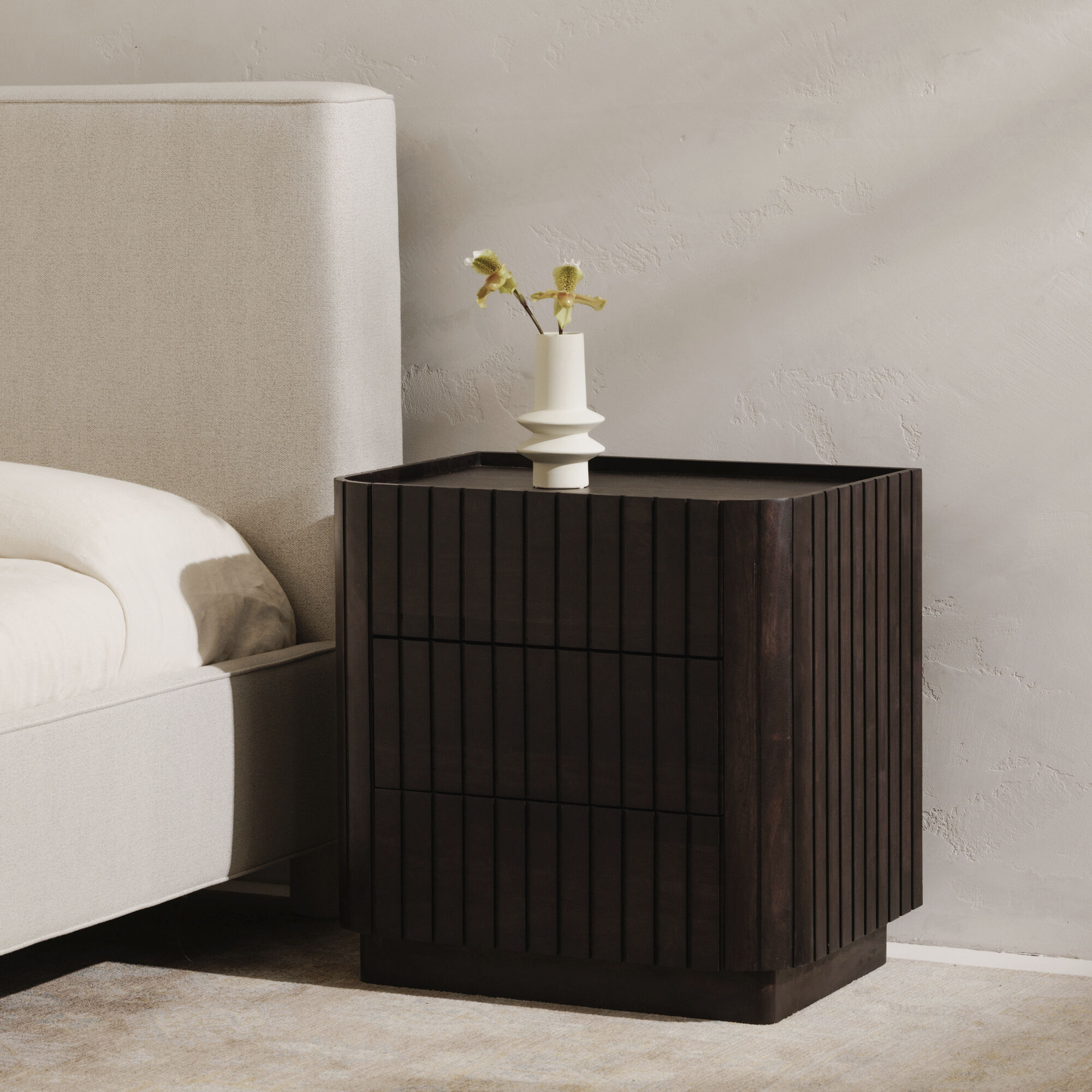 Ichigo Grey Bed, King