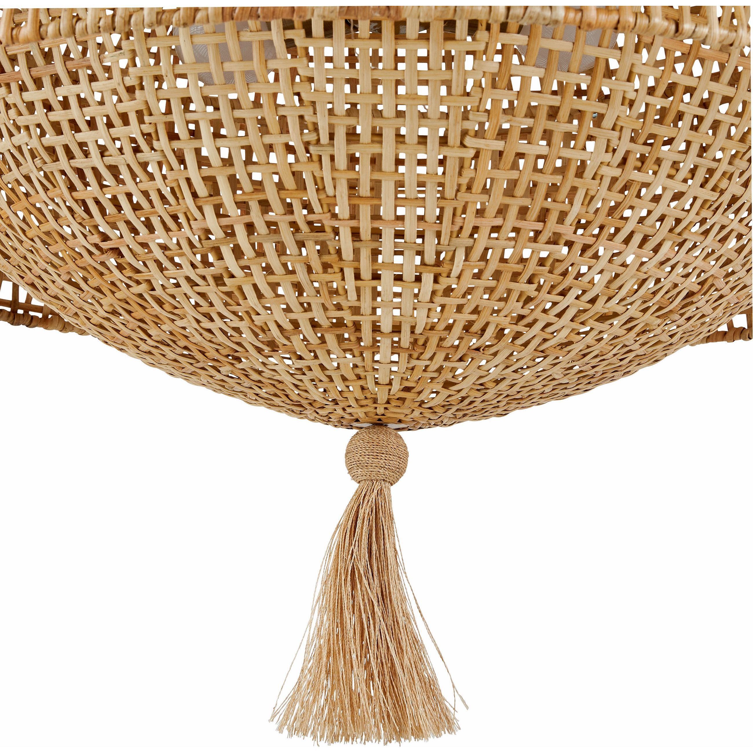 Cabana 1 Light Natural Pendant Ceiling Light