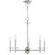 Bennington 5 Light 25 inch Brushed Nickel Chandelier Ceiling Light