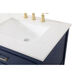 Sinclaire 72 X 22 X 34 inch Blue Vanity Sink Set