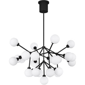 Sean Lavin Mara LED 28.8 inch Matte Black Chandelier Ceiling Light, Integrated LED