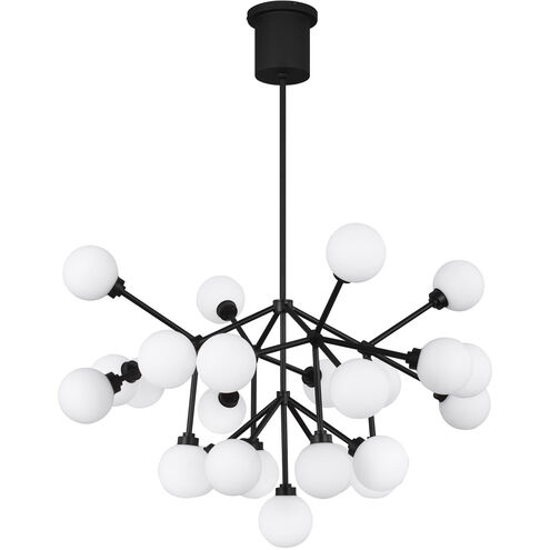 Sean Lavin Mara LED 28.8 inch Matte Black Chandelier Ceiling Light, Integrated LED