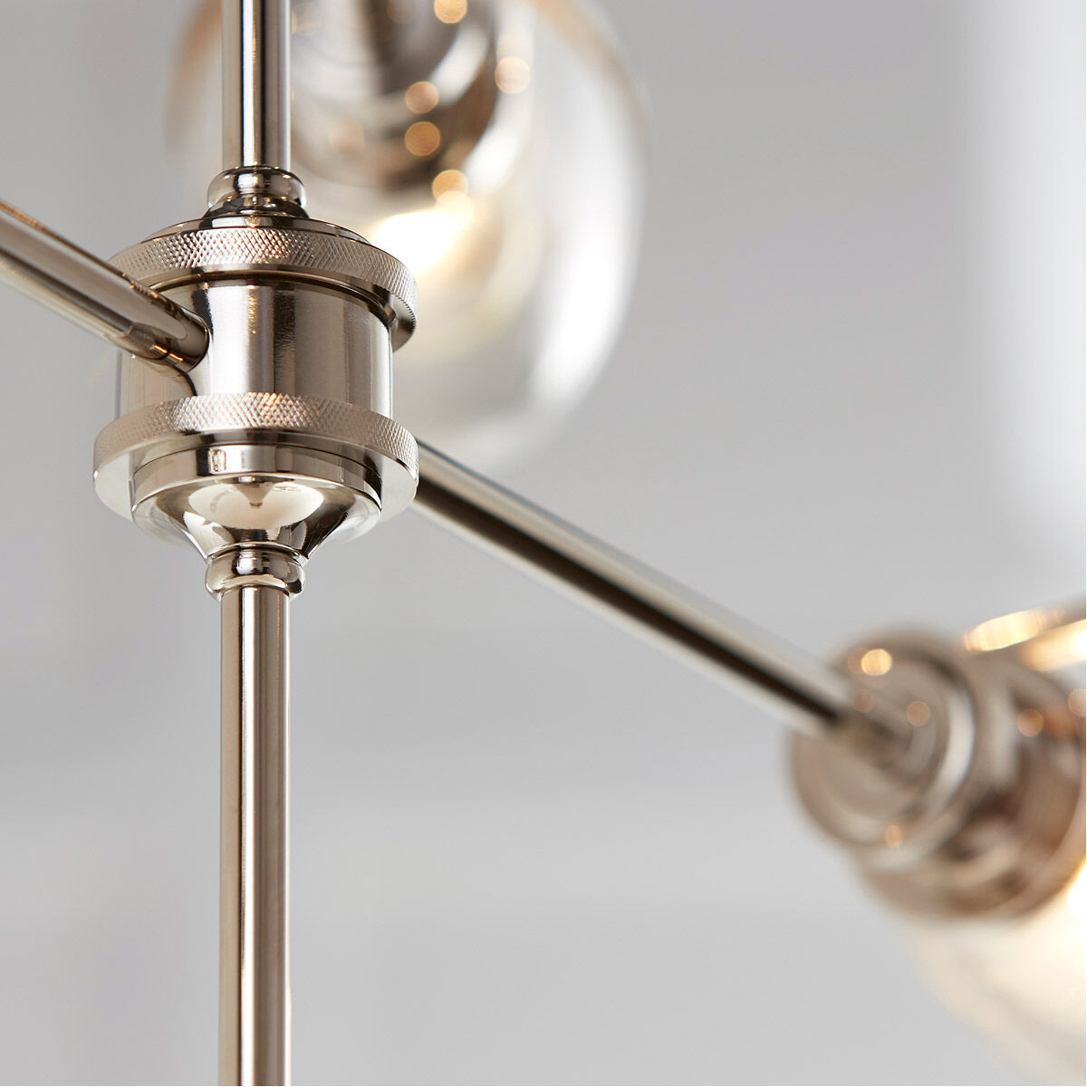 Menlo 6 Light 34.5 inch Polished Nickel Chandelier Ceiling Light