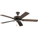AirPro 52 inch Antique Bronze with Medium Cherry/Classic Walnut Blades Ceiling Fan
