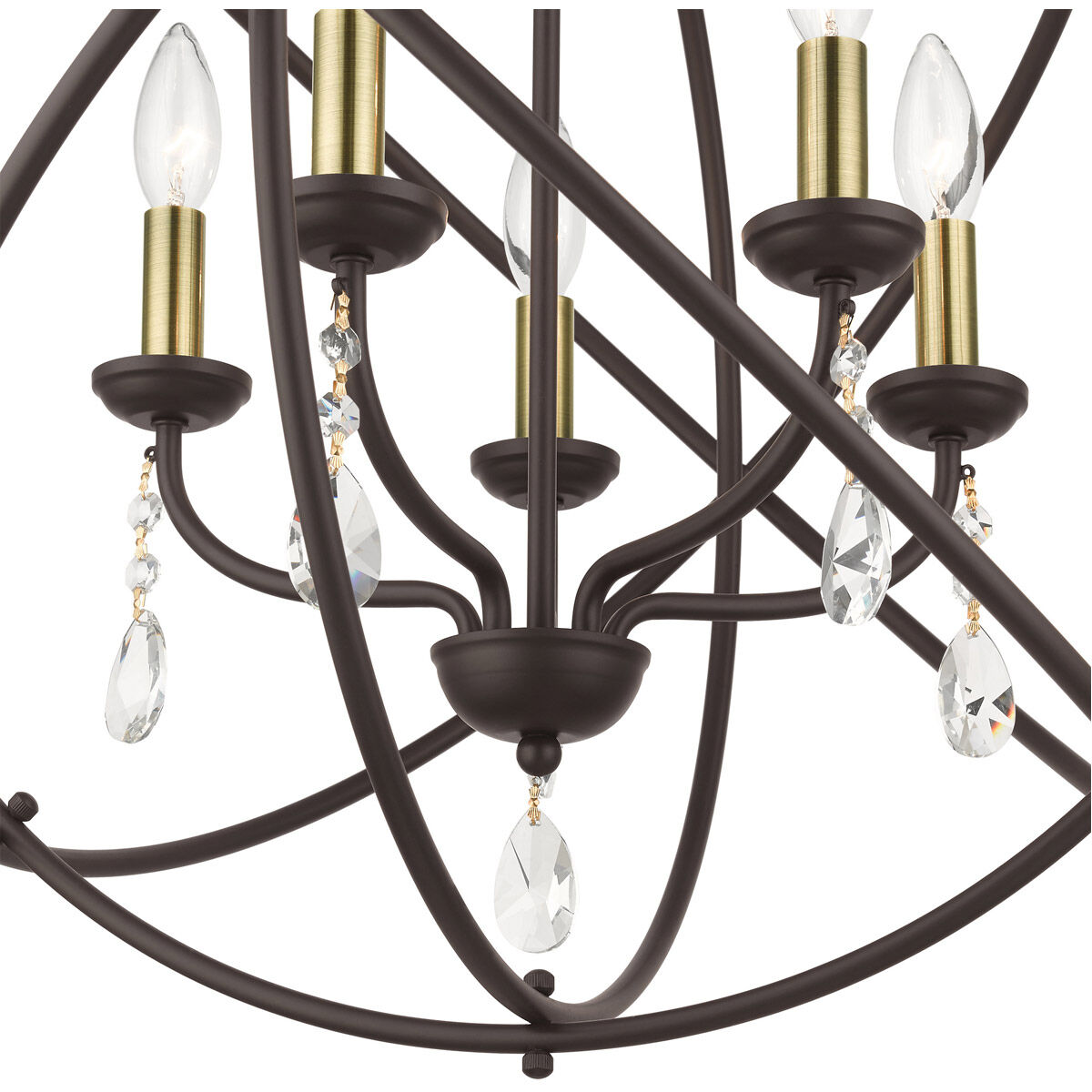 Aria 5 light chandelier 2025