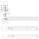 H Track 120 Brushed Nickel Track Component Ceiling Light