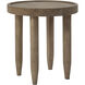 Cicoria 19 X 18 inch Light Brown Side Table